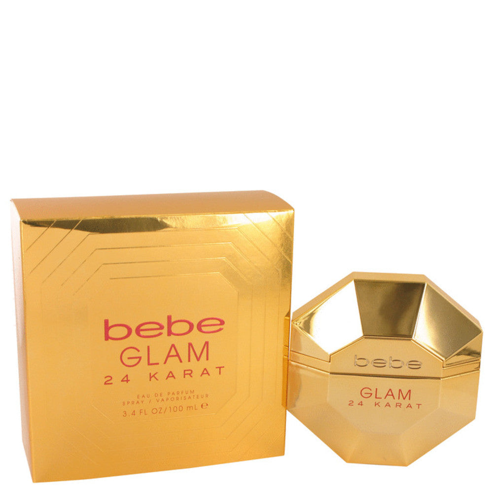 Bebe Glam 24 Karat by Bebe Eau De Parfum Spray 3.4 oz for Women #53366