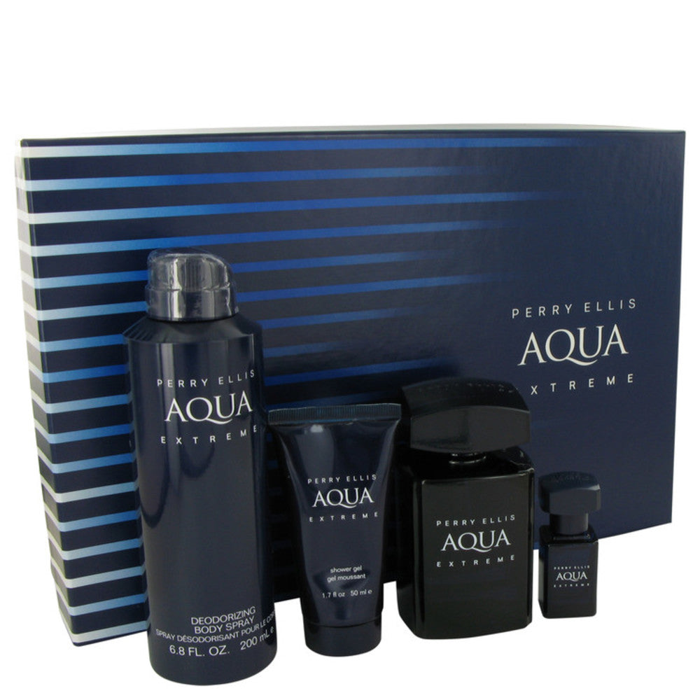 Perry Ellis Aqua Extreme by Perry Ellis Gift Set -- for Men #539831