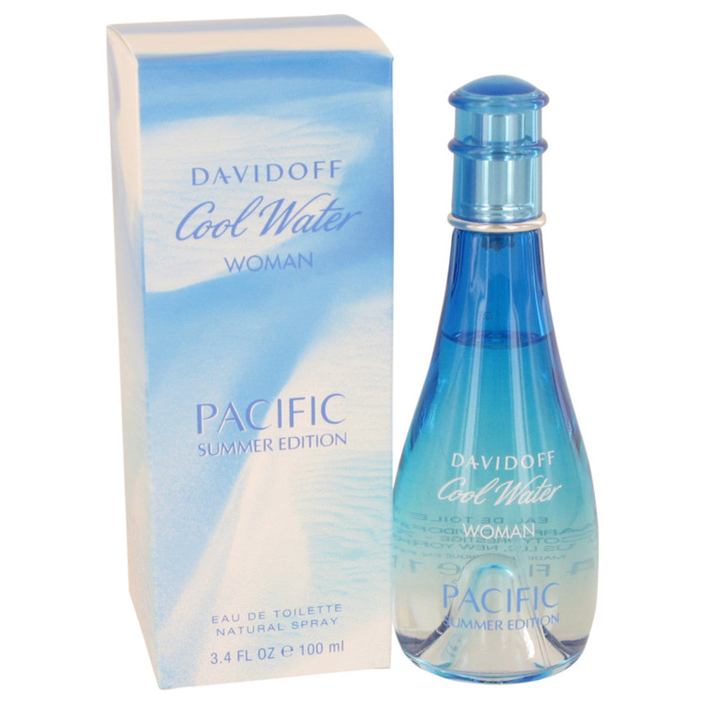 Cool Water Pacific Summer by Davidoff Eau De Toilette Spray 3.4 oz for