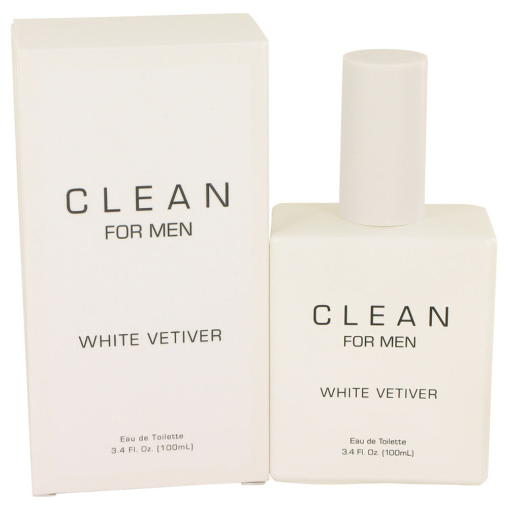 Clean White Vetiver by Clean Eau De Toilette Spray 3.4 oz for Men #536