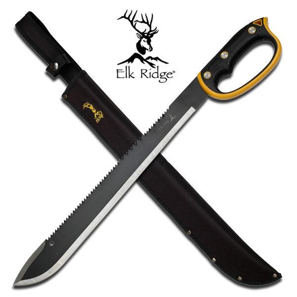 Sawback Machete with Serrated Teeth - aomega-products
