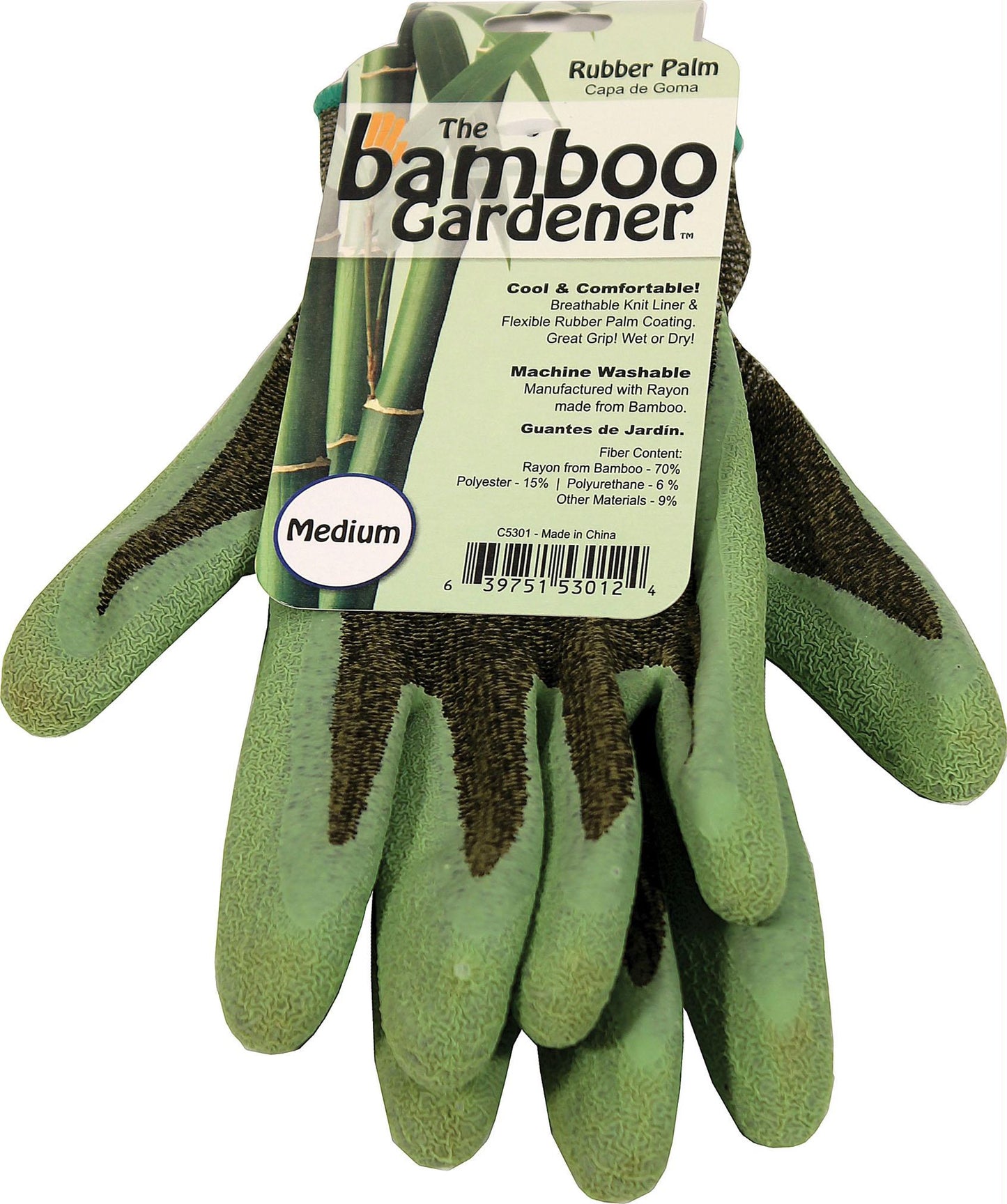 The Bamboo Gardener Rubber Palm Gloves - aomega-products