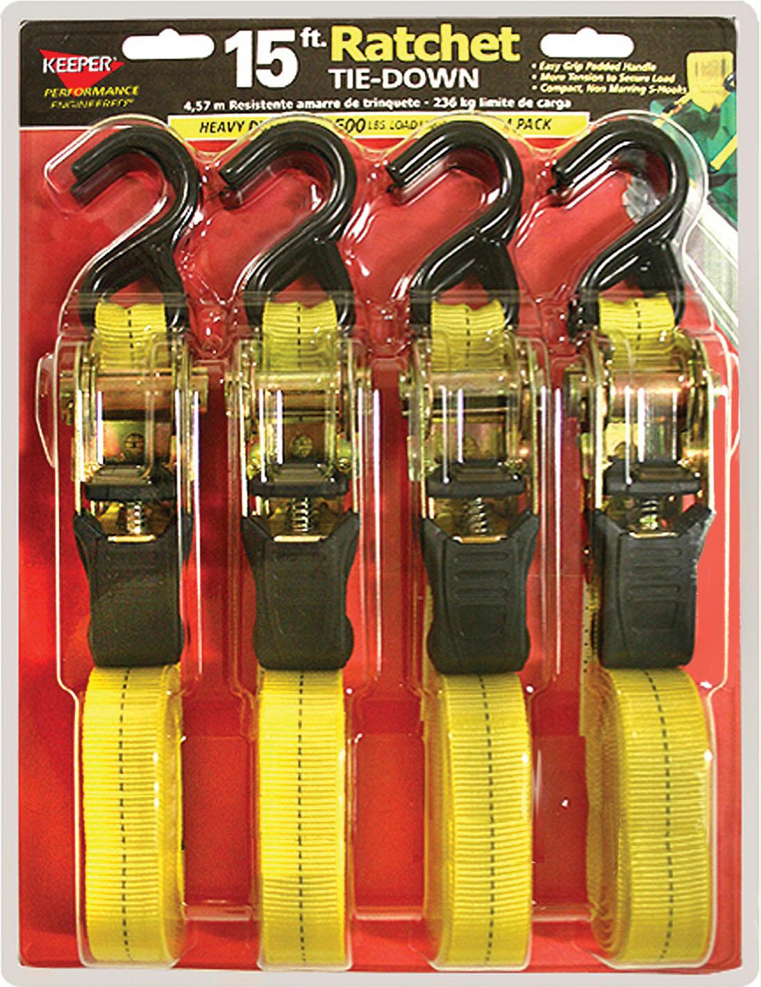 Ratchet Tie Down With Padded Handle And J Hook - aomega-products