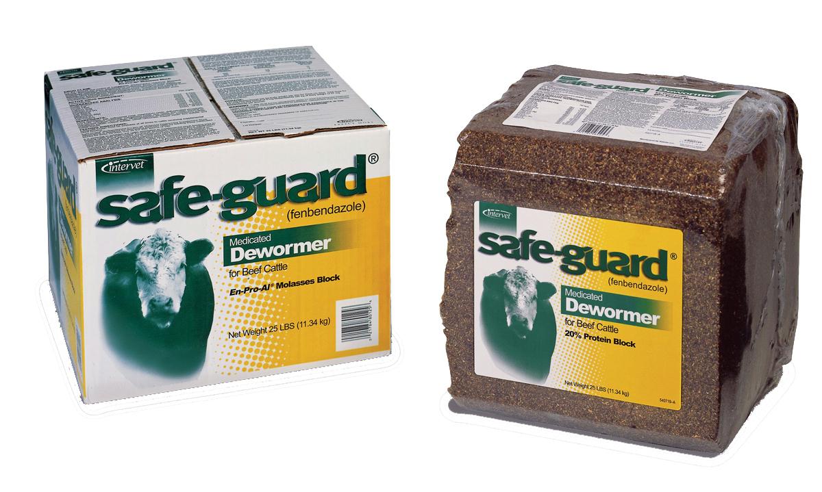 Safe-guard En-pro-al Cattle Dewormer Block - aomega-products