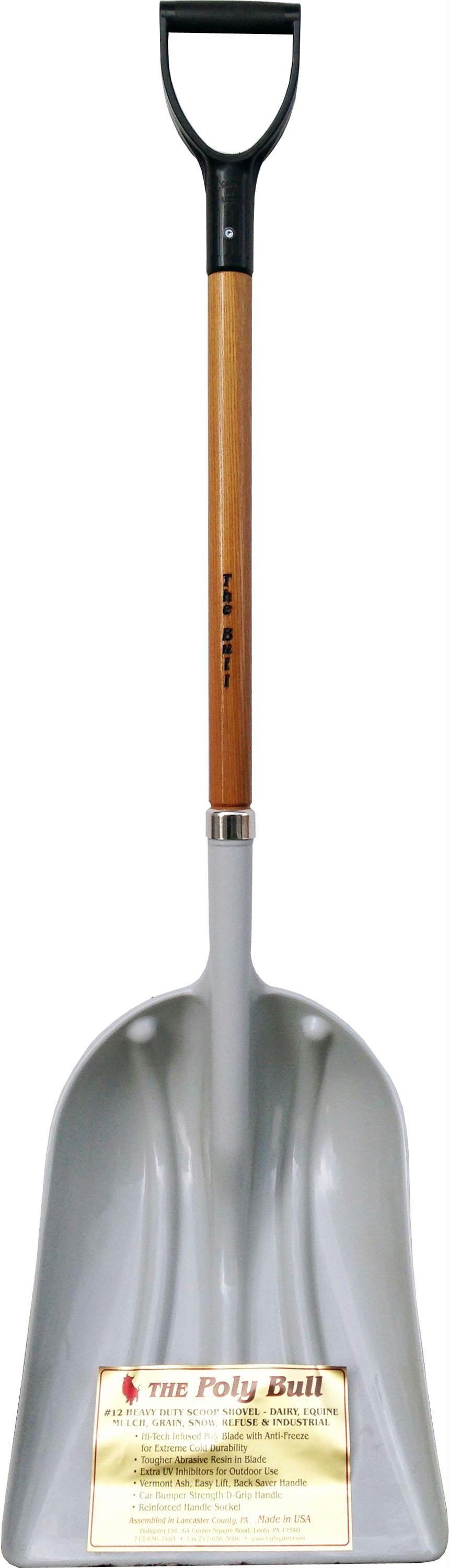 Poly Bull Grain Snow Scoop With Collar - aomega-products