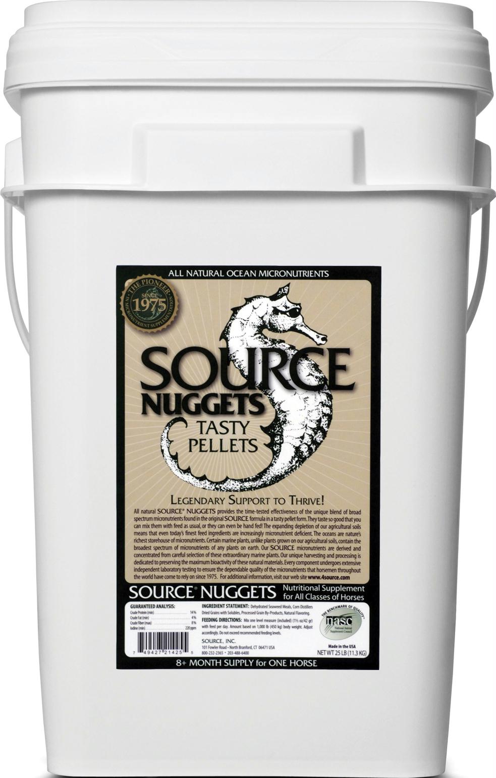 Source Nuggets Pelleted Micronutrient For Horses - aomega-products