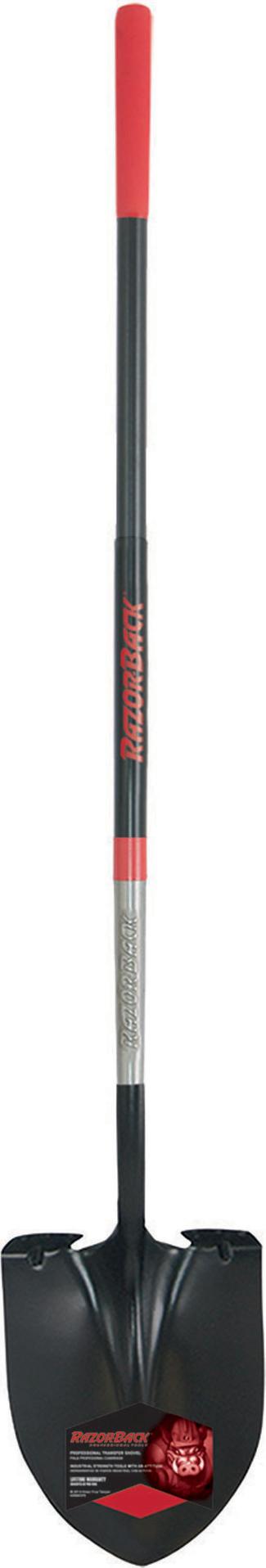 Long Handle Round Point Shovel Fiberglass Handle - aomega-products