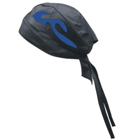 Leather Biker Skull Cap - aomega-products