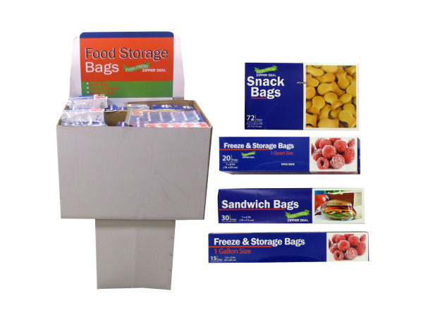 Sandwich & Freezer Bag Display - aomega-products