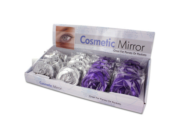 Rosette Design Cosmetic Mirror Countertop Display - aomega-products