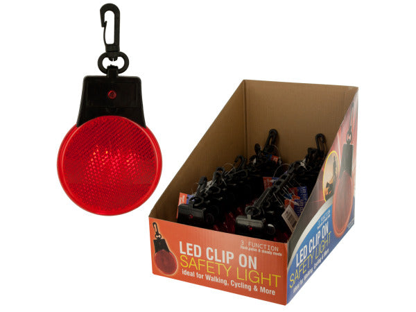 LED Clip-On Safety Light Counter Top Display - aomega-products