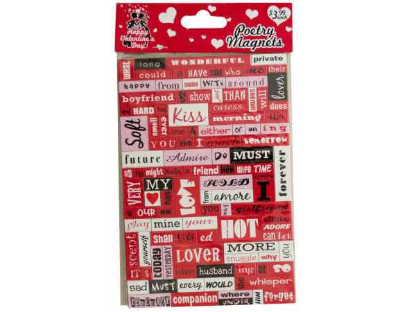 Valentine's Day Poetry Conversation Magnets - aomega-products