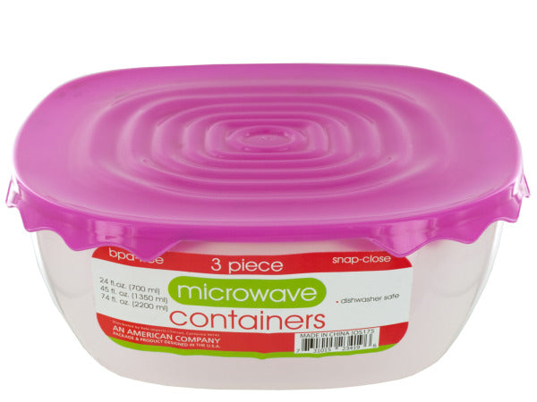 Microwave Food Containers Set - aomega-products