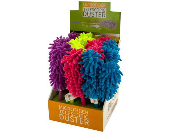 Microfiber Telescopic Duster Countertop Display - aomega-products