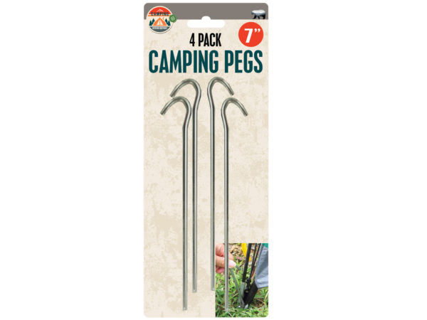 Metal Camping Tent Pegs Set - aomega-products