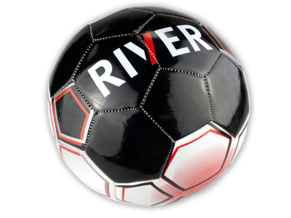 Size 5 Argentina River Plate Black & White Soccer Ball - aomega-products