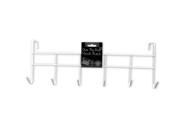 White Over The Door Hook Rack - aomega-products