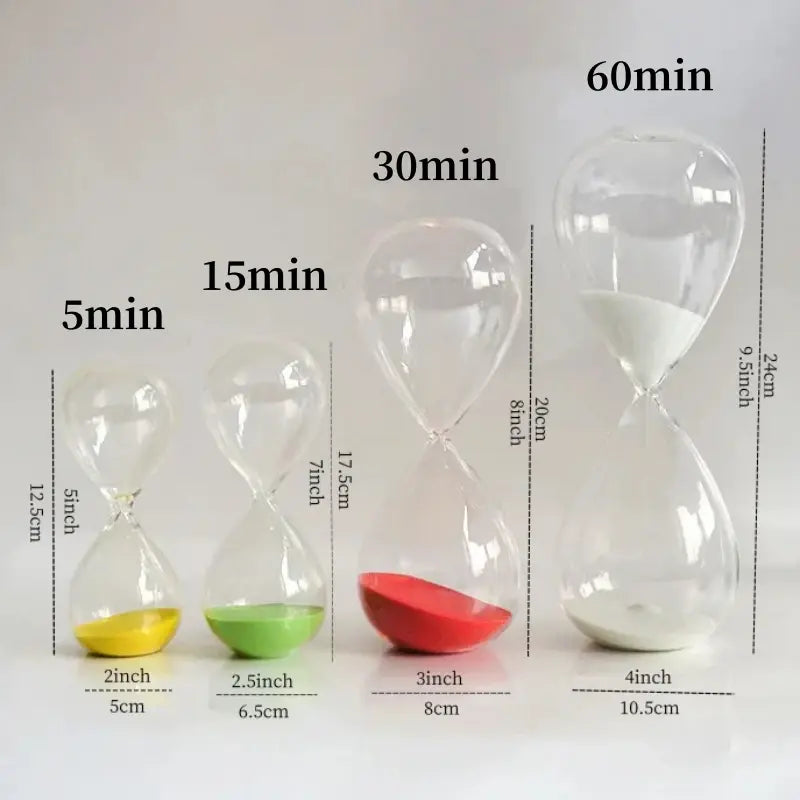 Modern Colored Sand Hourglass Decorative Timer