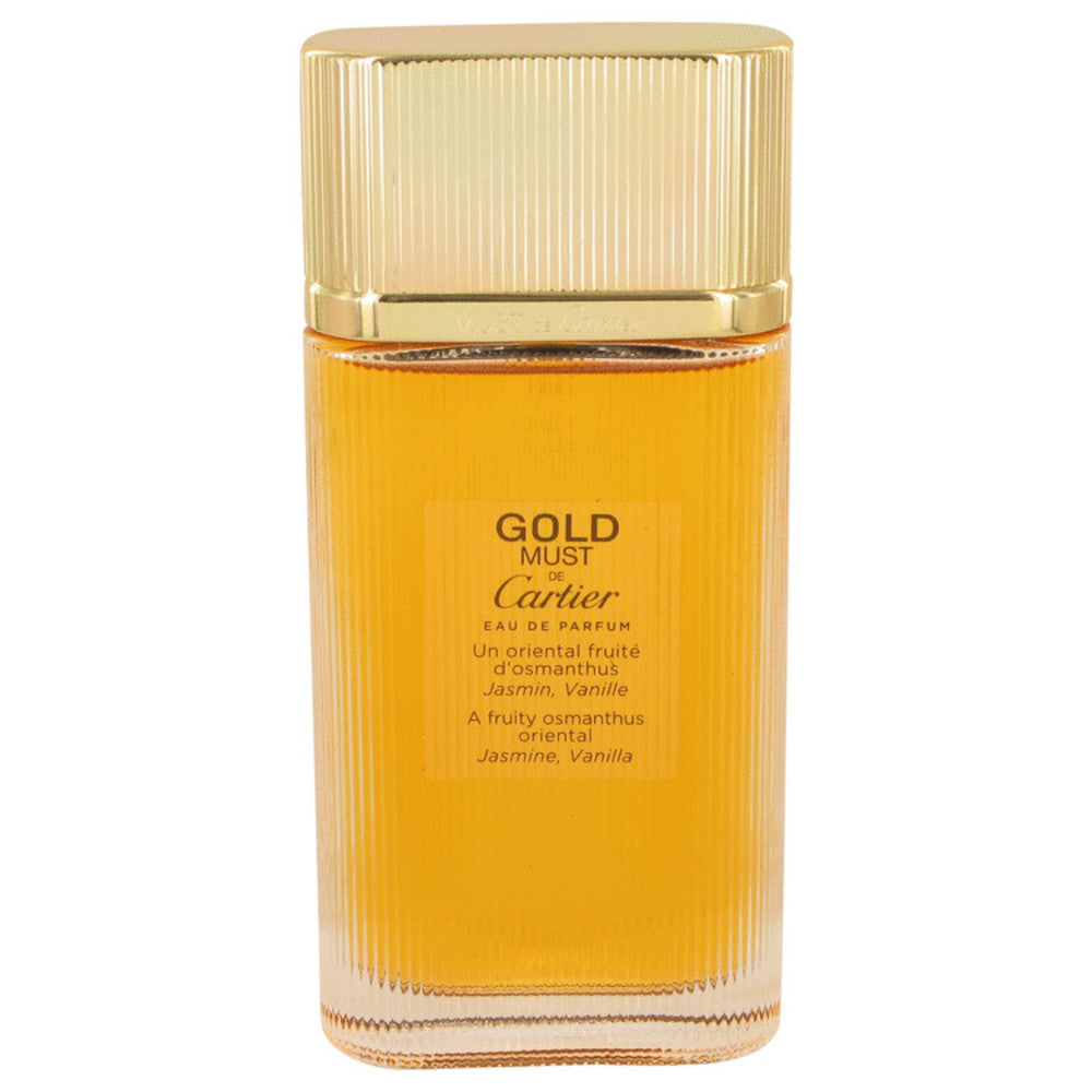 Must De Cartier Gold by Cartier Eau De Parfum Spray (Tester) 3.3 oz fo