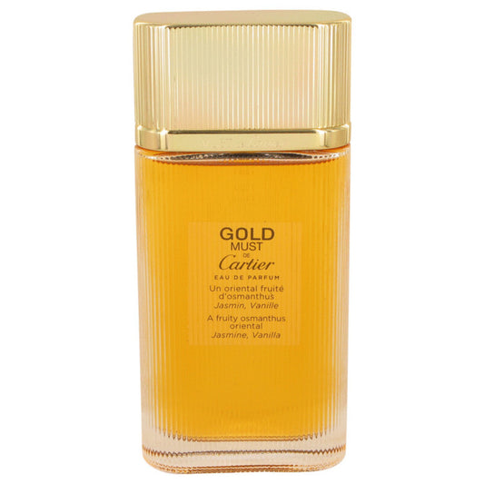 Must De Cartier Gold by Cartier Eau De Parfum Spray (Tester) 3.3 oz fo