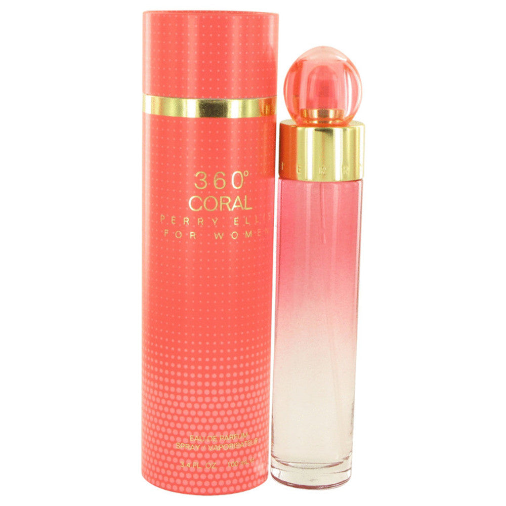 Perry Ellis 360 Coral by Perry Ellis Eau De Parfum Spray 3.4 oz for Wo