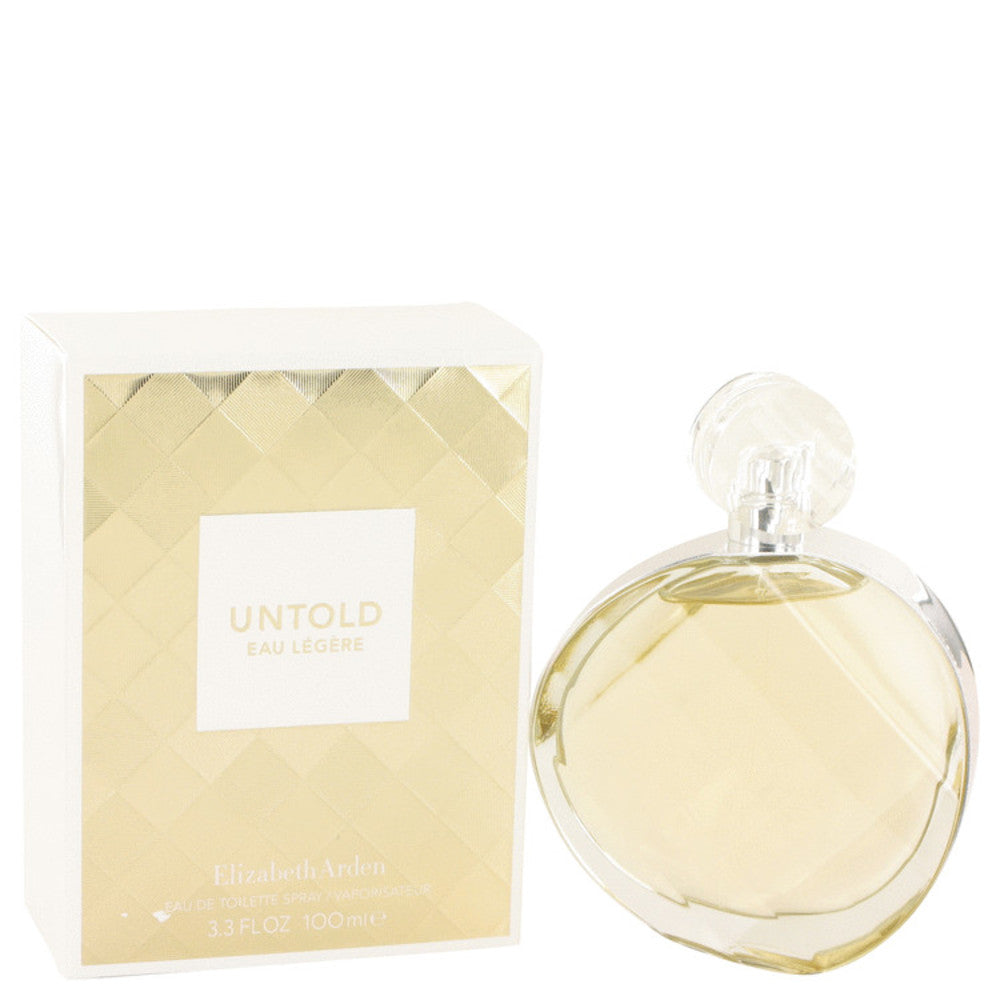 Untold Eau Legere by Elizabeth Arden Eau De Toilette Spray 3.3 oz for