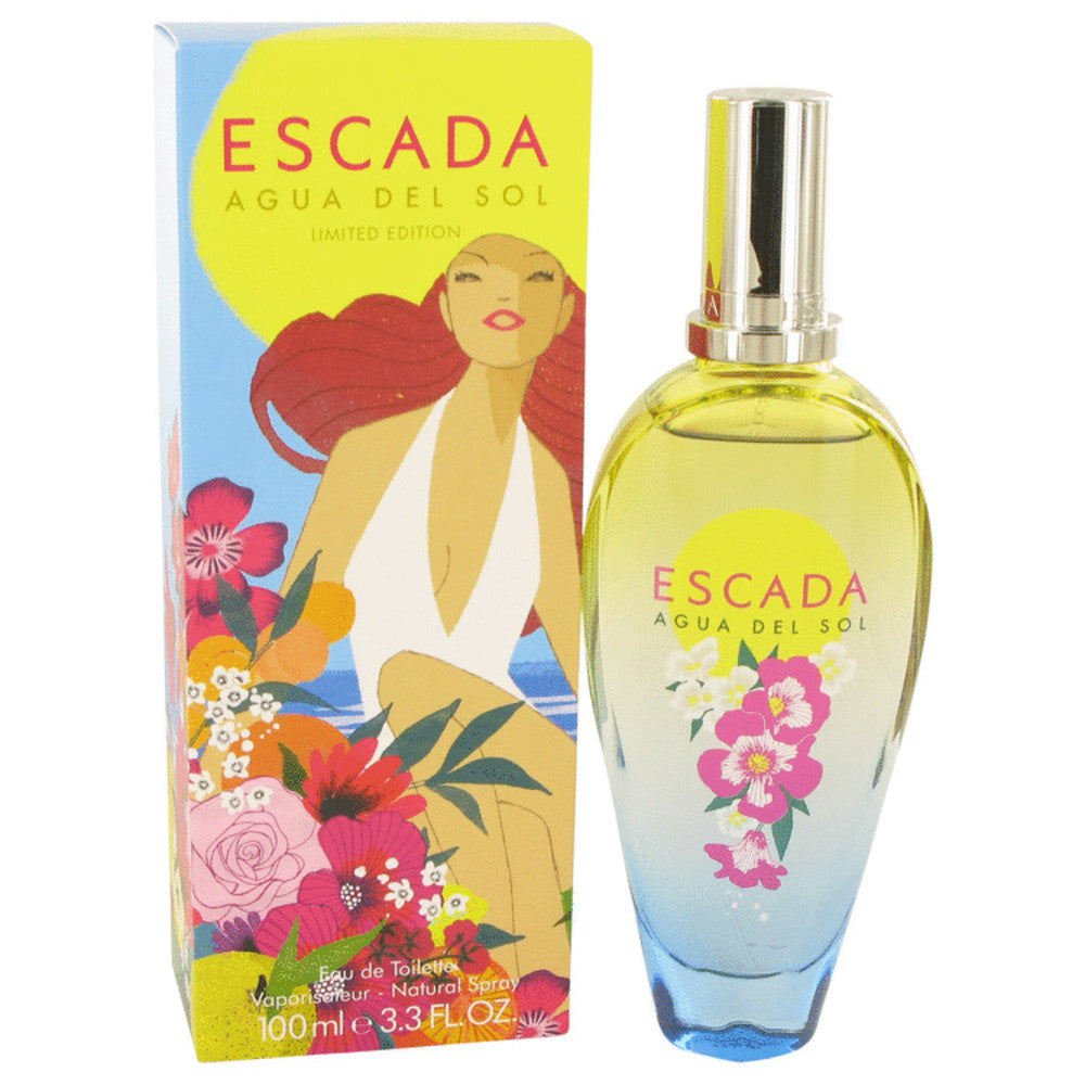Escada Agua Del Sol by Escada Eau De Toilette Spray 3.3 oz for Women #