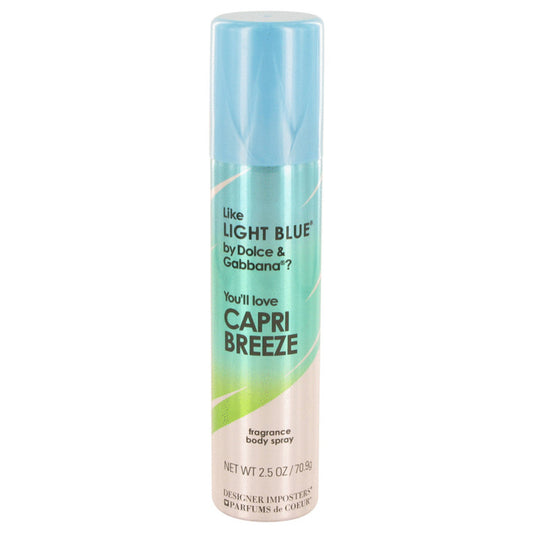 Designer Imposters Capri Breeze by Parfums De Coeur Body Spray 2.5 oz