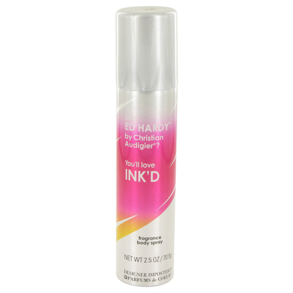 Designer Imposters Inkd by Parfums De Coeur Body Spray 2.5 oz for Wome