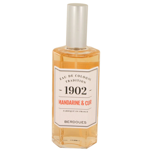 1902 Mandarine Leather by Berdoues Eau De Cologne Spray (Unisex-unboxe
