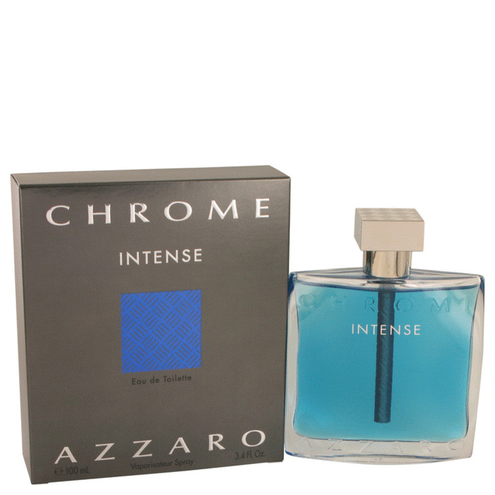 Chrome Intense by Azzaro Eau De Toilette Spray 3.4 oz for Men #533797