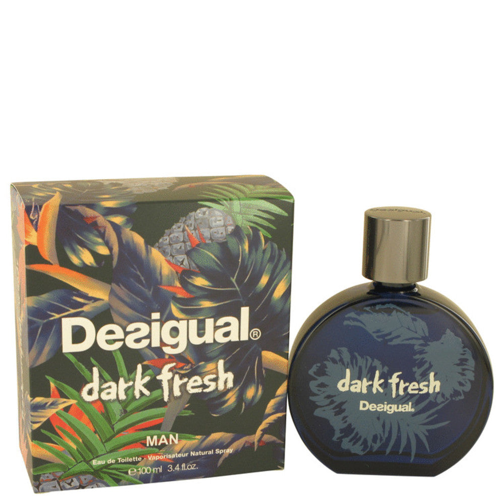 Desigual Dark Fresh by Desigual Eau De Toilette Spray 3.4 oz for Men #