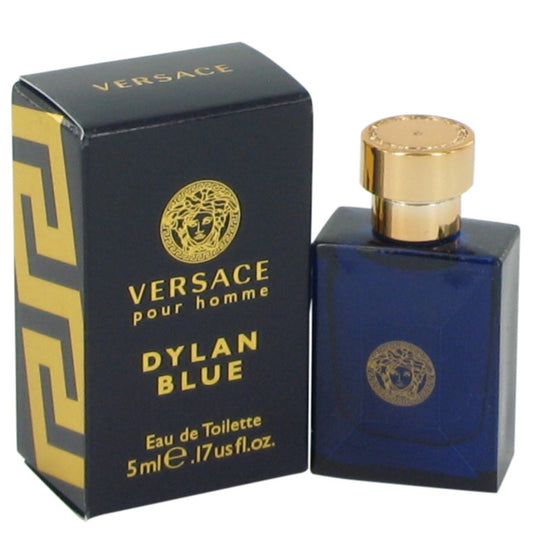 Versace Pour Homme Dylan Blue by Versace Mini EDT .17 oz for Men #5402