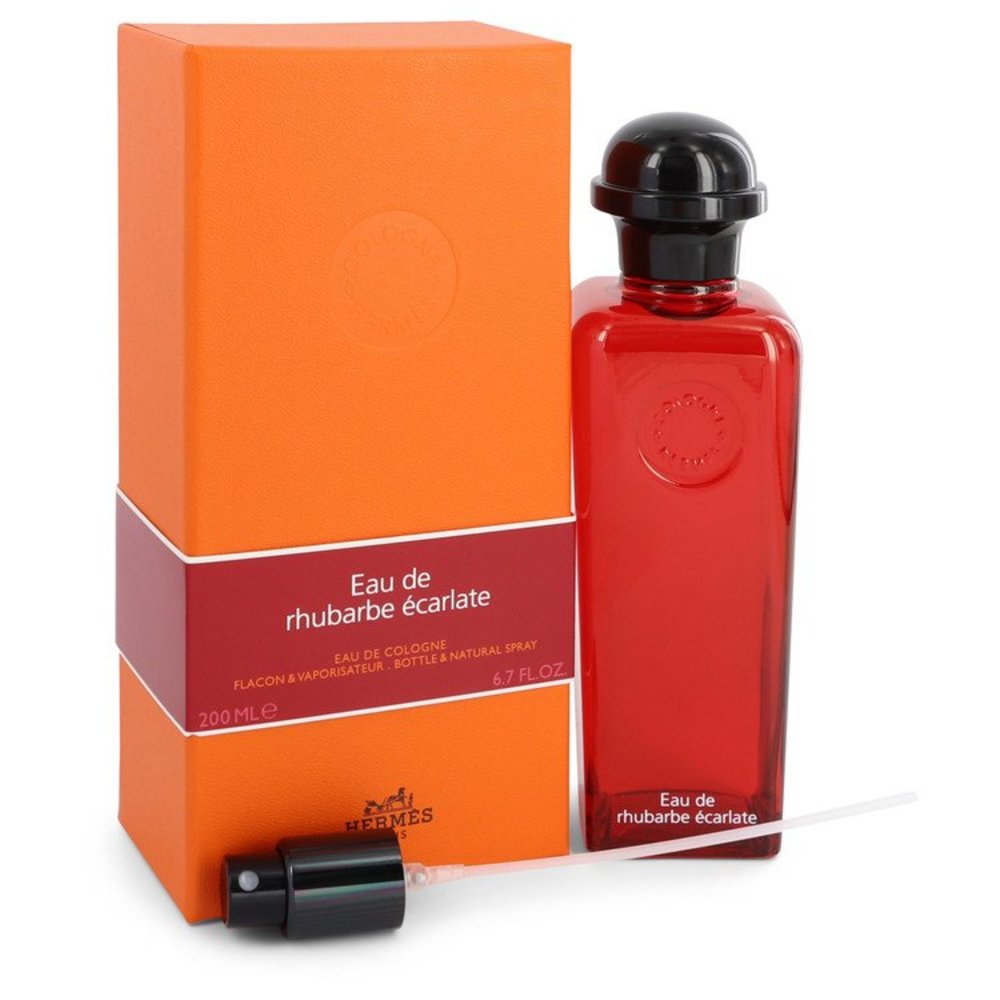Eau De Rhubarbe Ecarlate by Hermes Eau De Cologne Spray 6.7 oz for Men