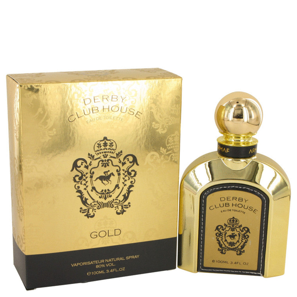 Armaf Derby Club House Gold by Armaf Eau De Toilette Spray 3.4 oz for