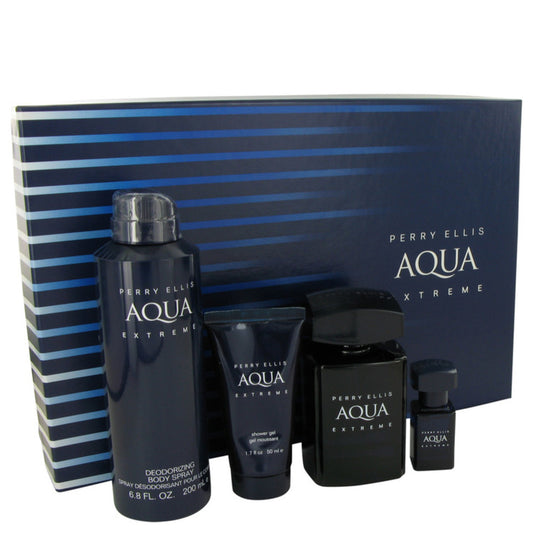 Perry Ellis Aqua Extreme by Perry Ellis Gift Set -- for Men #539831