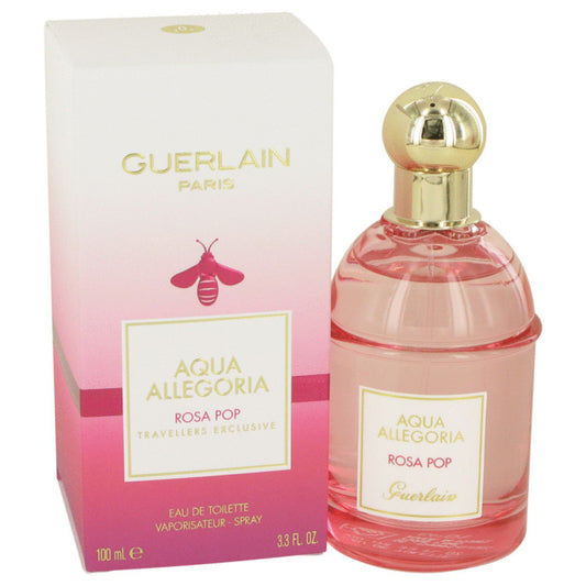 Aqua Allegoria Rosa Pop by Guerlain Eau De Toilette Spray 3.3 oz for W