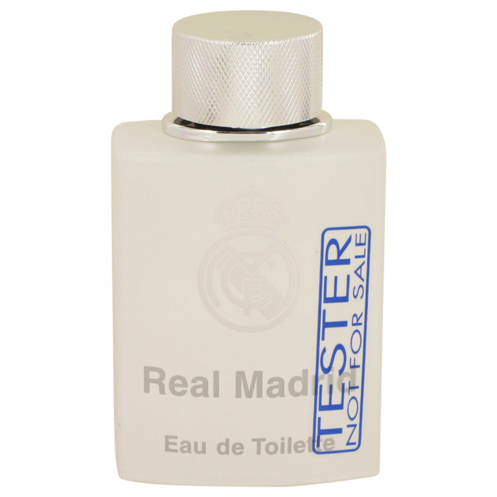Real Madrid by AIR VAL INTERNATIONAL Eau De Toilette Spray (Tester) 3.
