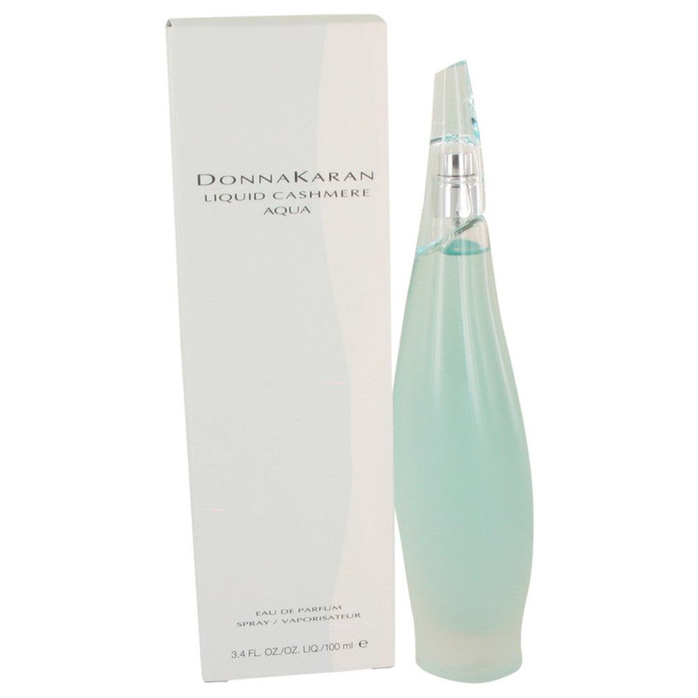 Liquid Cashmere Aqua by Donna Karan Eau De Parfum Spray 3.4 oz for Wom
