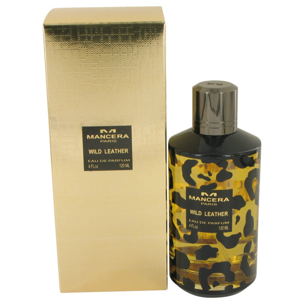 Mancera Wild Leather by Mancera Eau De Parfum Spray (Unisex) 4 oz for