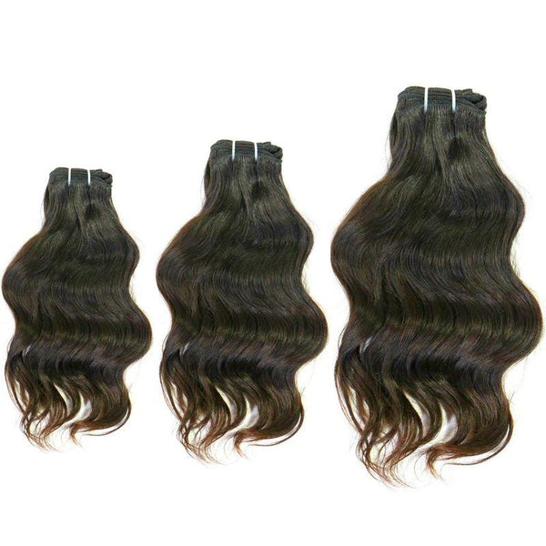 Wavy Indian Hair Bundle Deal - aomega-products