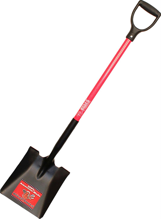 Square Point Shovel Fiberglass D Handle - aomega-products