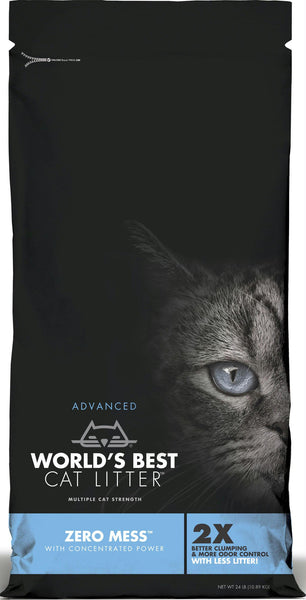 Worlds Best Cat Litter Zero Mess Unscented - aomega-products