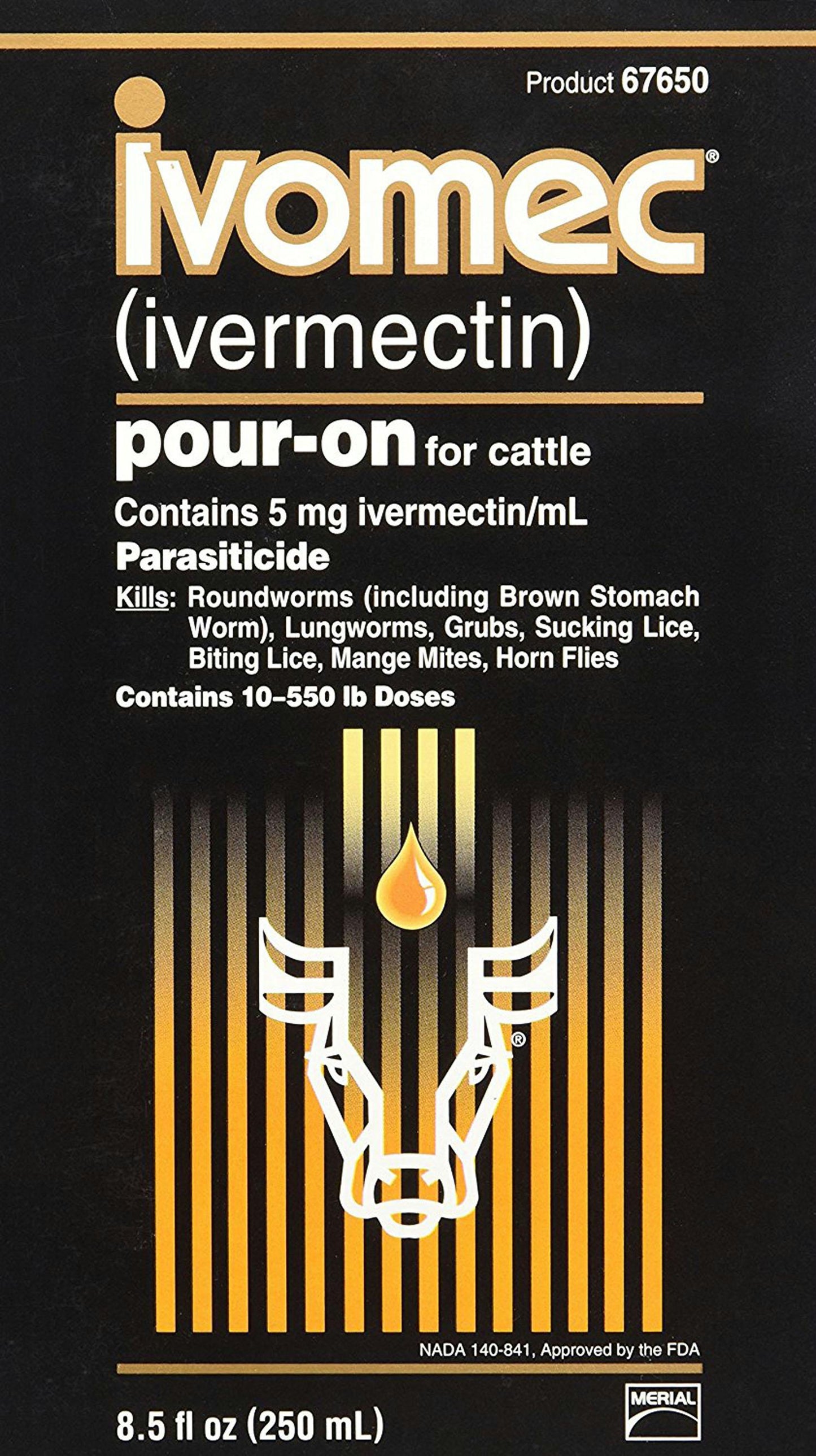 Ivomec Parasiticide Pour-on For Cattle - aomega-products