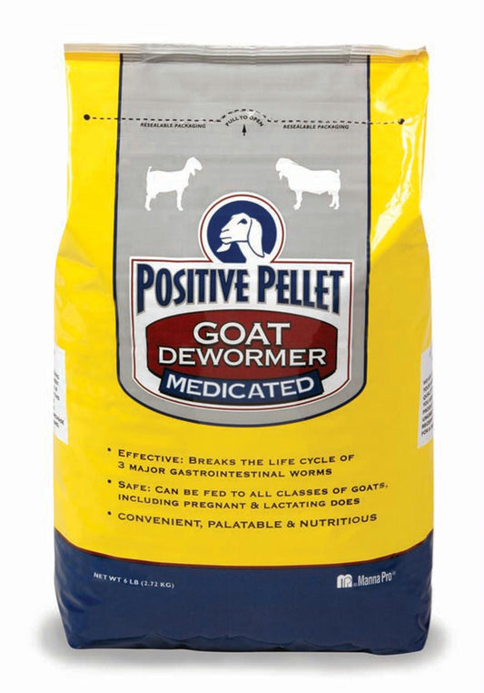 Positive Pellet Medicated Goat Dewormer - aomega-products