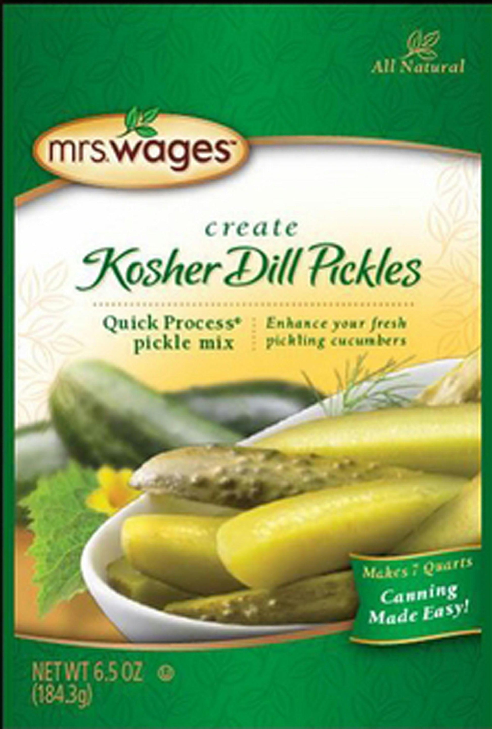 Mrs. Wages Quick Process Kosher Dill Pickle Mix - aomega-products