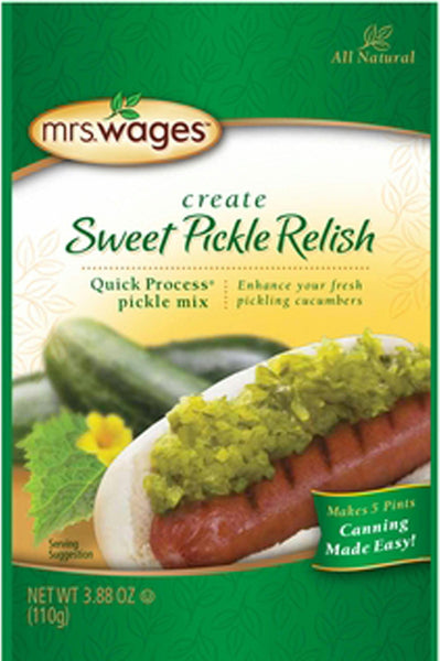 Mrs. Wages Quick Process Sweet Pickle Relish Mix - aomega-products
