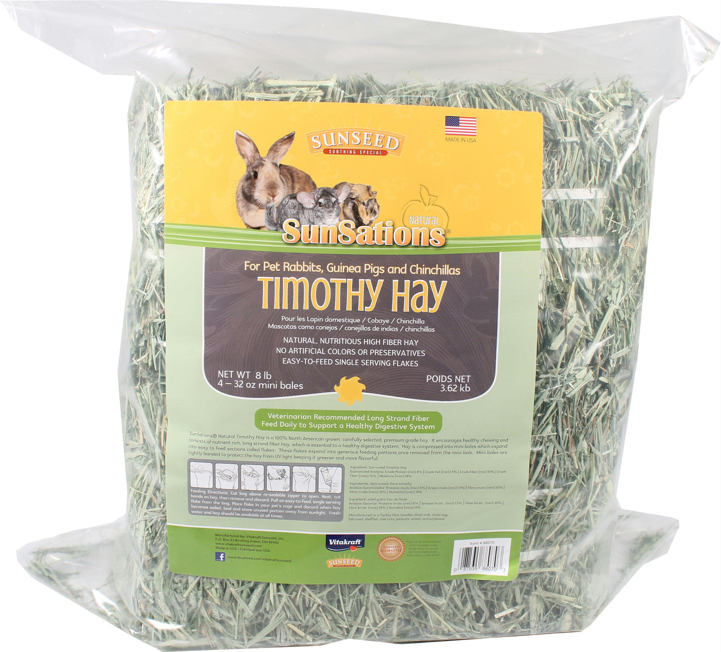 Sunsations Natural Timothy Hay - aomega-products