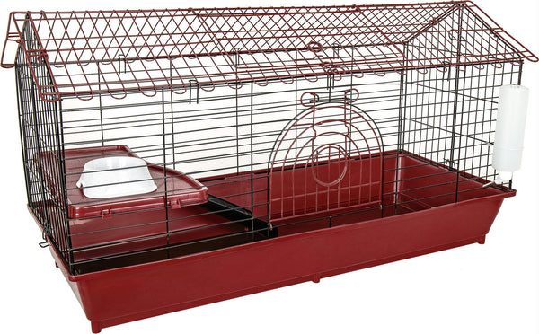 Small Animal Peak Roof Cage - aomega-products