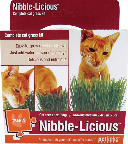 Nibble-licious Cat Grass Seed Kit - aomega-products